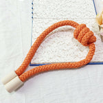 A016 Curtain Straps Free Perforation Free Installation Tassel Hanging Ball Magnet Curtain Buckle, Beige, Coffee, Light Grey, Dark Grey, Orange