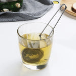 2 قطع مصفاة شاي كروية من الفولاذ المقاوم للصدأ مع شبكة لتصفية الشاي والقهوة والأعشاب والتوابل، من الفولاذ المقاوم للصدأ