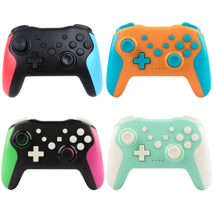 جهاز تحكم ألعاب لاسلكي بلوتوث مع اهتزاز 6 محاور NS009 لجهاز Switch Pro