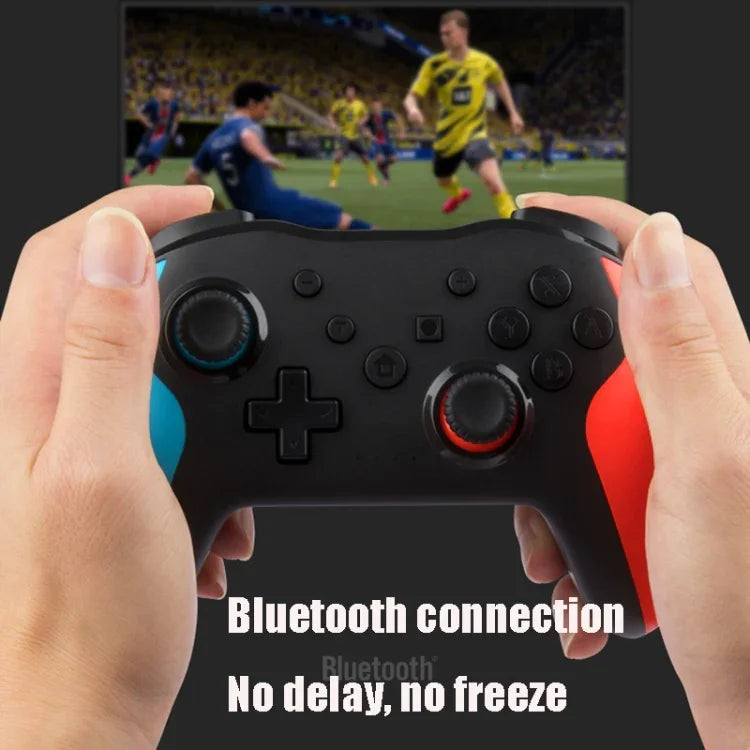 جهاز تحكم ألعاب لاسلكي بلوتوث مع اهتزاز 6 محاور NS009 لجهاز Switch Pro