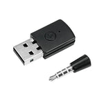 محول استقبال وحدة تحكم بلوتوث USB 4.0 مع سماعة رأس لجهاز تحكم PS5، لـ PS5