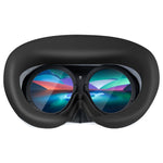 غطاء حماية سيليكوني لوسادات عين نظارات Pico 4 VR، لوسادات عين Pico 4 (رمادي فاتح)، لوسادات عين Pico 4 (أسود)