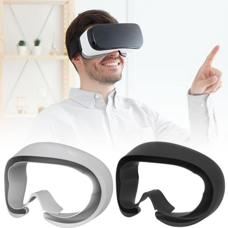 غطاء حماية سيليكوني لوسادات عين نظارات Pico 4 VR، لوسادات عين Pico 4 (رمادي فاتح)، لوسادات عين Pico 4 (أسود)
