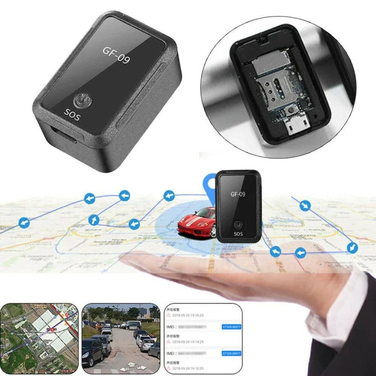جهاز تحديد موقع GPS محمول للسيارة GF09، متتبع مضاد للضياع للأطفال والحيوانات الأليفة، GF09