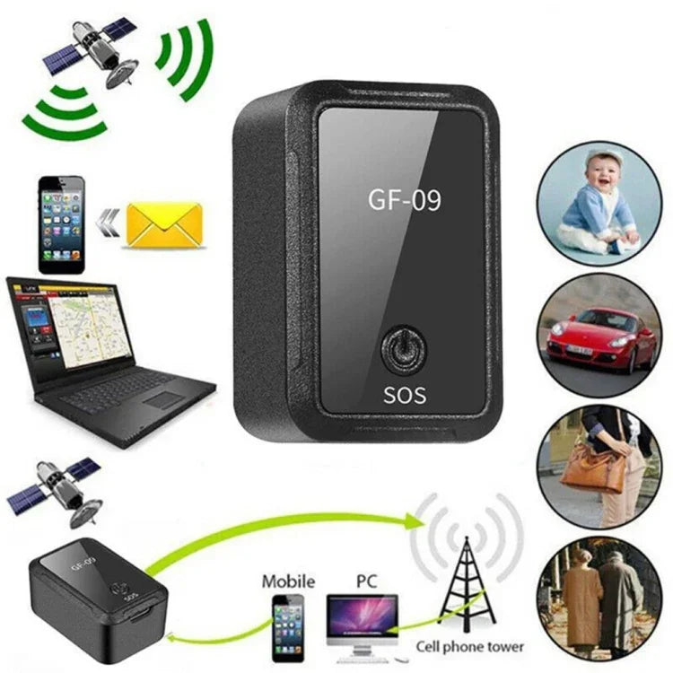 جهاز تحديد موقع GPS محمول للسيارة GF09، متتبع مضاد للضياع للأطفال والحيوانات الأليفة، GF09