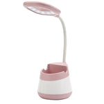 مصباح مكتب LED بحماية للعين مع حامل قلم وهاتف، شحن USB، CS276-1 وردي، CS276-1 أزرق، CS276-1 أخضر، CS276-1 أصفر، CS276-1 أسود، CS276-3 وردي، CS276-3 أزرق، CS276-3 أخضر، CS276-3 أصفر، CS276-3 أسود، CS276-4 وردي