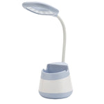 مصباح مكتب LED بحماية للعين مع حامل قلم وهاتف، شحن USB، CS276-1 وردي، CS276-1 أزرق، CS276-1 أخضر، CS276-1 أصفر، CS276-1 أسود، CS276-3 وردي، CS276-3 أزرق، CS276-3 أخضر، CS276-3 أصفر، CS276-3 أسود، CS276-4 وردي