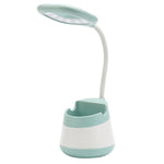 مصباح مكتب LED بحماية للعين مع حامل قلم وهاتف، شحن USB، CS276-1 وردي، CS276-1 أزرق، CS276-1 أخضر، CS276-1 أصفر، CS276-1 أسود، CS276-3 وردي، CS276-3 أزرق، CS276-3 أخضر، CS276-3 أصفر، CS276-3 أسود، CS276-4 وردي