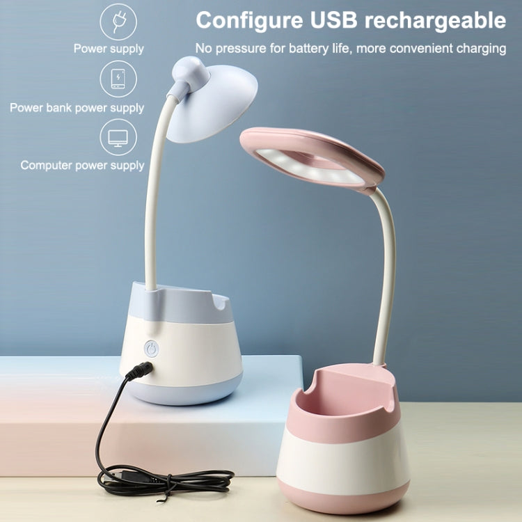 مصباح مكتب LED بحماية للعين مع حامل قلم وهاتف، شحن USB، CS276-1 وردي، CS276-1 أزرق، CS276-1 أخضر، CS276-1 أصفر، CS276-1 أسود، CS276-3 وردي، CS276-3 أزرق، CS276-3 أخضر، CS276-3 أصفر، CS276-3 أسود، CS276-4 وردي