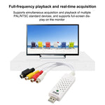 محول بطاقة التقاط صوت وفيديو USB 2.0 محمول VHS إلى DVD لالتقاط الفيديو لأنظمة Win7 / Win8/ XP/ Vista، بدون حاجة لتعريف