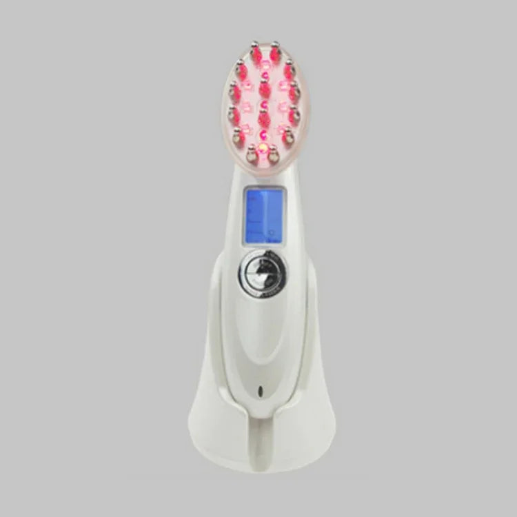 مشط RF لنمو الشعر مع تدليك فروة الرأس للتحكم في الزيت ومنع تساقط الشعر، دليل باللغة الإنجليزية