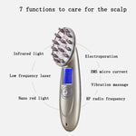 مشط RF لنمو الشعر مع تدليك فروة الرأس للتحكم في الزيت ومنع تساقط الشعر، دليل باللغة الإنجليزية