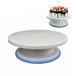 Baking Tools Plastic Spatula Non-slip Edge Cake Decorating Turntable