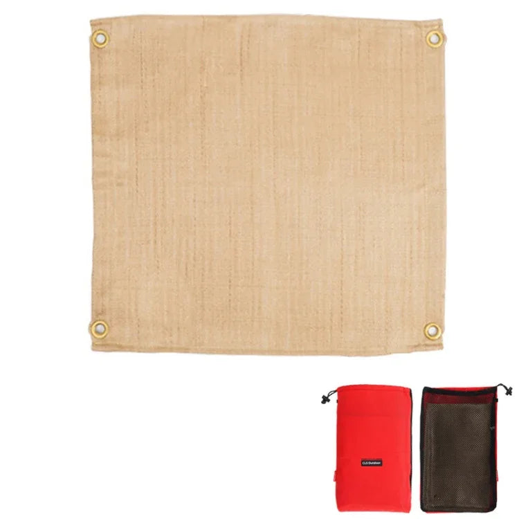 وسادة عزل حراري للشواء والنزهة من CLS، قماش مقاوم للهب من ألياف الزجاج، صغير (46x44 سم)، صغير (46x44 سم)، متوسط (80x60 سم)، كبير (100x80 سم)