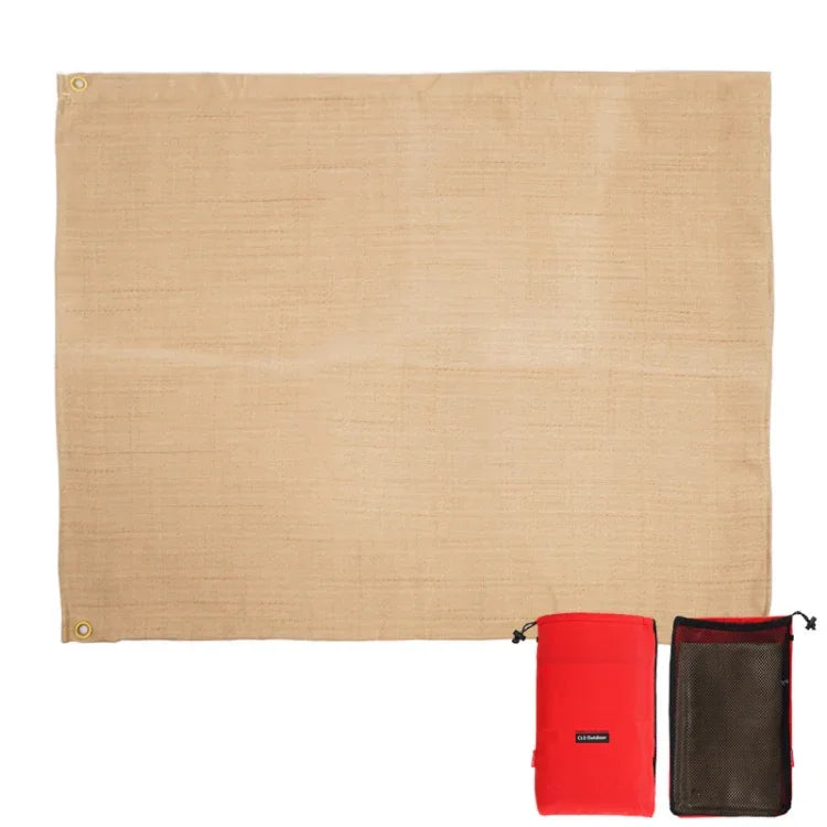 وسادة عزل حراري للشواء والنزهة من CLS، قماش مقاوم للهب من ألياف الزجاج، صغير (46x44 سم)، صغير (46x44 سم)، متوسط (80x60 سم)، كبير (100x80 سم)