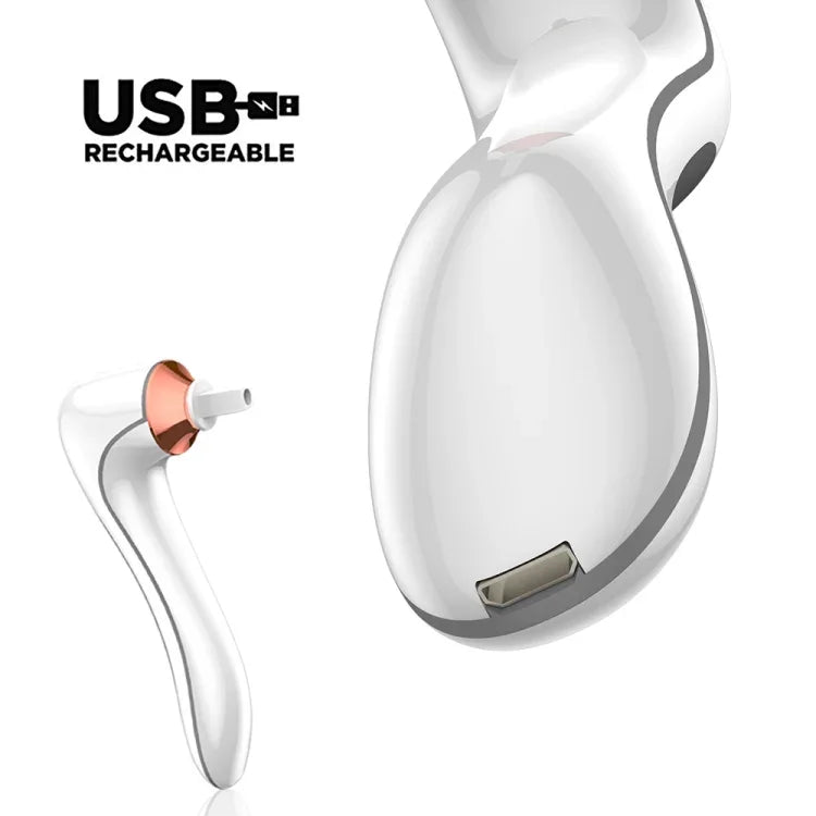 آلة تنظيف فرش المكياج الكهربائية مع مجفف أوتوماتيكي قابلة لإعادة الشحن عبر USB، أبيض، أسود