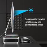 حامل لابتوب قابل للطي مع إضاءة RGB و4 منافذ USB من ICE COOREL T1 لزيادة ارتفاع الشاشة
