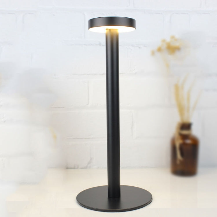 مصباح طاولة LED مقاوم للماء USB لحماية عين الطالب بجانب السرير، أسود، أبيض مع تخزين، نقش رخامي حبر