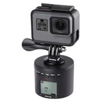 محول حامل ثلاثي القوائم مثبت بمثبت بانورامي بزاوية 360 درجة مدعوم بالطاقة Suptig RSX-350 لتصوير التايم لابس لكاميرات GoPro HERO9 /8 /7 /6 /5 /5 Session /4 Session /4 /3+ /3 /2 /1، Xiaoyi وكاميرات الحركة الأخرى
