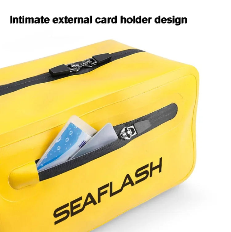 SEAFLASH حقيبة مقاومة للماء 4 لتر فصل جاف ورطب حقيبة سباحة حقيبة شاطئ مقاومة للماء، SEAFLASH 4L