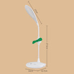 مصباح مكتب LED مروحة WS-8010، مصباح مكتب بجانب السرير، USB، قابل للطي، قطرة ماء، حلقة، حامل قلم بشفرة مروحة بيضاء، حامل قلم بشفرة مروحة صفراء، حامل قلم بشفرة مروحة زرقاء، حامل قلم بشفرة مروحة خضراء