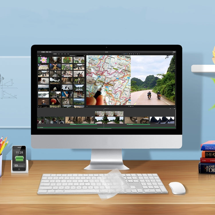 فيلم شفاف TPU نانو لحماية لوحة مفاتيح الكمبيوتر T17606، للوحة مفاتيح iMac 2017 السحرية (مع رقم الطراز)