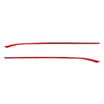 2pcs /Set Gear Shift Side Trim Stickers Left-Hand Drive For Audi A5 / A5L / S5 Avant / A5 Saloon / A6 Avant / A6L, Left-Hand Drive