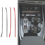 2pcs /Set Gear Shift Side Trim Stickers Left-Hand Drive For Audi A5 / A5L / S5 Avant / A5 Saloon / A6 Avant / A6L, Left-Hand Drive