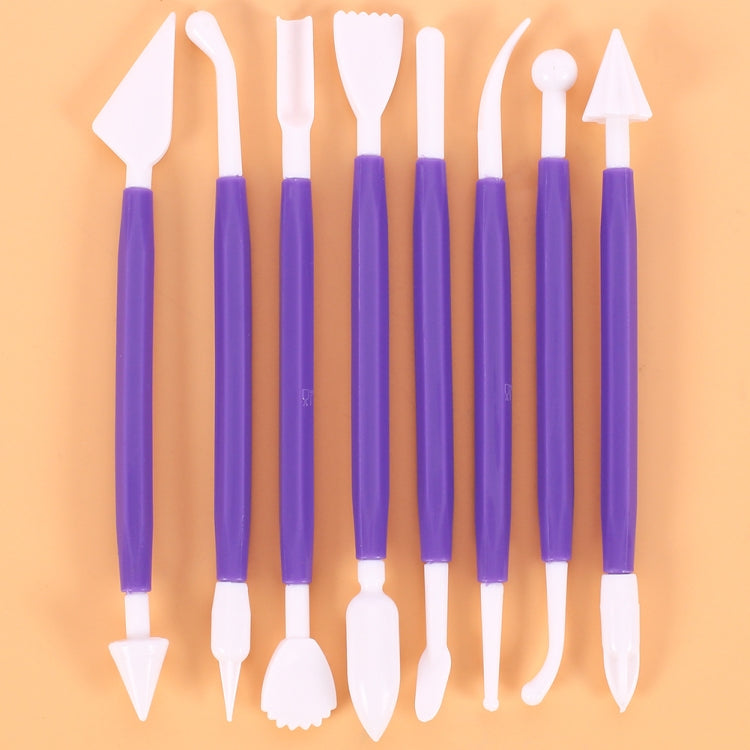 مجموعتان من أقلام نحت كعك وفوندان، أداة قطع 01030 بنفسجي (تغليف كيس OPP)، 01071 أصفر (تغليف كيس OPP)، 01018 أحمر (تغليف كيس OPP)، 02023 أزرق (تغليف كيس OPP)، 02030 وردي (تغليف كيس OPP)