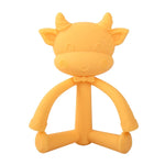 Three-Dimensional Cartoon Silicone Baby Teether Molar Rods Children Toys Maternal And Child Supplies, Gray Green, Beige, Light Coffee, Peach Powder, Scalper, Pink Sheep, Yellow Sheep, Coffee  Sheep, Green Sheep, Beige Sheep