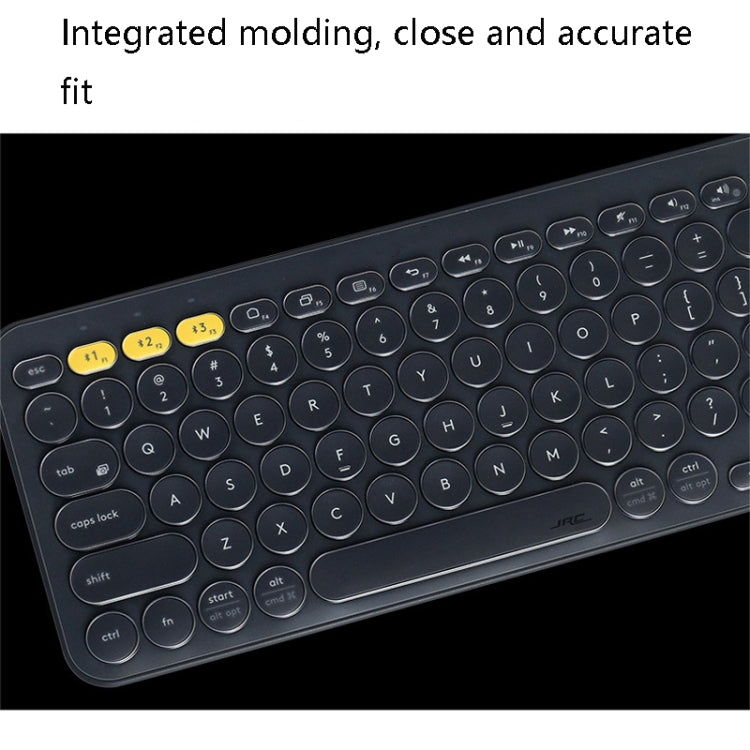 فيلم لوحة مفاتيح لابتوب لاسلكي بلوتوث شفاف لـ Logitech K380، JRC T20703