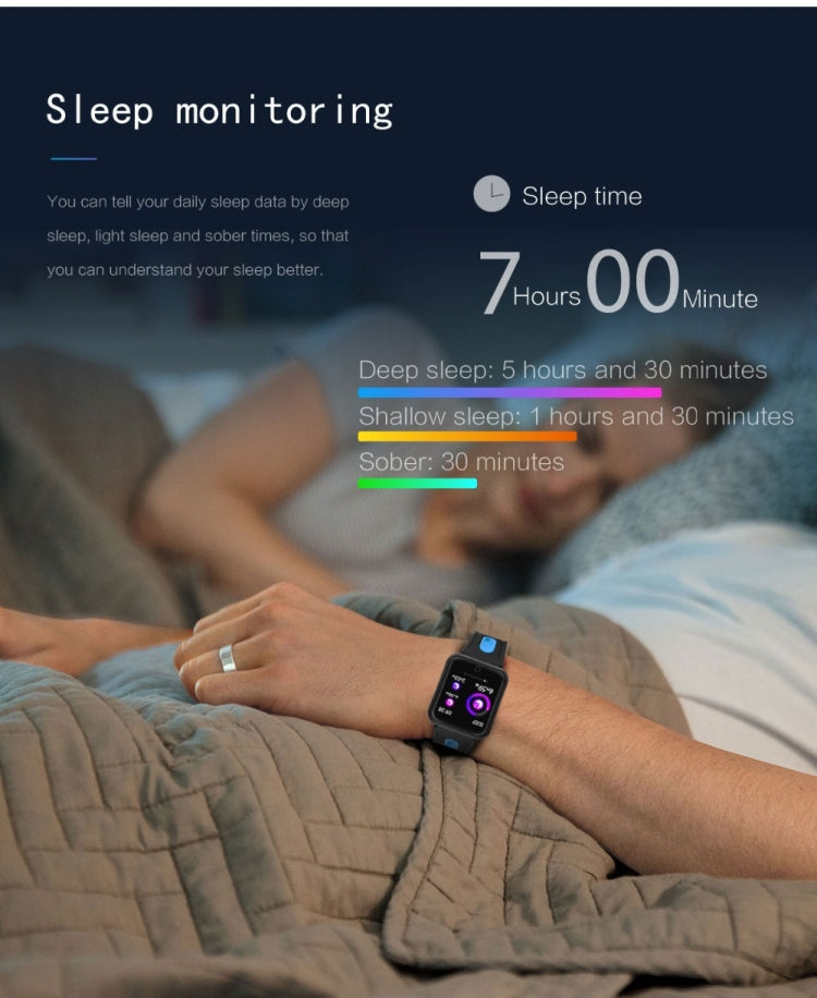 ساعات ذكية P68 مع مراقب معدل ضربات القلب وضغط الدم وتتبع النشاط لساعة Xiaomi Band 3 وساعة Huawei Color Band 2، TBD056989501A، TBD056989501B، TBD056989501C، TBD056989501D، TBD056989501E، TBD056989501F، TBD056989501G