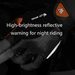 قفازات دراجات نارية نصف أصابع WEST BIKING YP0211196، ممتصة للصدمات ومضادة للانزلاق، معدات ركوب، S, M, L, XL