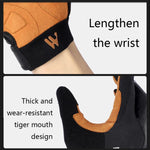 قفازات دراجات نارية كاملة الأصابع WEST BIKING YP0211197، ممتصة للصدمات ومضادة للانزلاق، معدات ركوب، S, M, L, XL