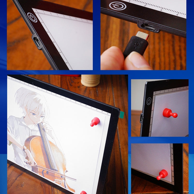 لوحة نسخ أنمي محطة تصريف LED لوحة نسخ مع ضوء شفط مغناطيسي لوحة رسم مع كابل USB، A4 تعتيم 3 سرعات (أسود)، A4 تعتيم بدون خطوات (أسود)، A3 تعتيم 3 سرعات (أسود)، A3 تعتيم بدون خطوات (أسود)