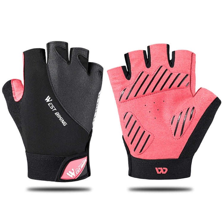 قفازات ركوب الدراجات الجبلية نصف الأصابع WEST BIKING YP0211210، قابلة للتنفس ومضادة للانزلاق، معدات ركوب، M, L, XL