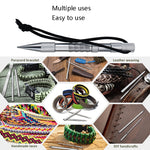 Umbrella Rope Needle Marlin Spike Bracelet DIY Weaving Tool, Specification:, 4 PCS / Set Black, 4 PCS / Set Silver, 5 PCS / Set Black, 5 PCS / Set Silver, 6 PCS / Set Black, 6 PCS / Set Silver, 7 PCS / Set Black, 7 PCS / Set Silver, 9 PCS / Set Black  ...