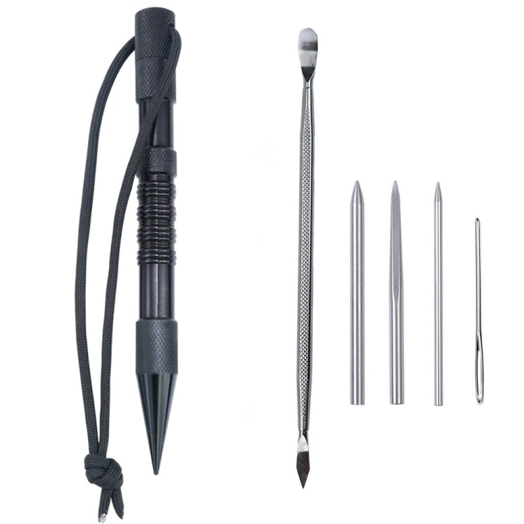 Umbrella Rope Needle Marlin Spike Bracelet DIY Weaving Tool, Specification:, 4 PCS / Set Black, 4 PCS / Set Silver, 5 PCS / Set Black, 5 PCS / Set Silver, 6 PCS / Set Black, 6 PCS / Set Silver, 7 PCS / Set Black, 7 PCS / Set Silver, 9 PCS / Set Black  ...