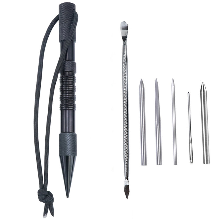 Umbrella Rope Needle Marlin Spike Bracelet DIY Weaving Tool, Specification:, 4 PCS / Set Black, 4 PCS / Set Silver, 5 PCS / Set Black, 5 PCS / Set Silver, 6 PCS / Set Black, 6 PCS / Set Silver, 7 PCS / Set Black, 7 PCS / Set Silver, 9 PCS / Set Black  ...