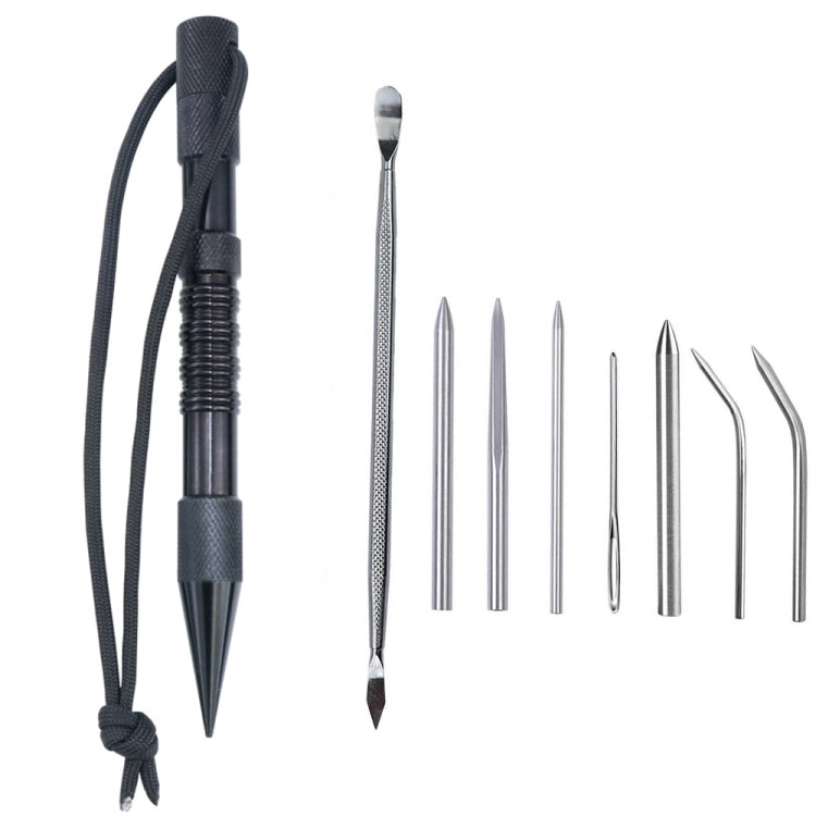 Umbrella Rope Needle Marlin Spike Bracelet DIY Weaving Tool, Specification:, 4 PCS / Set Black, 4 PCS / Set Silver, 5 PCS / Set Black, 5 PCS / Set Silver, 6 PCS / Set Black, 6 PCS / Set Silver, 7 PCS / Set Black, 7 PCS / Set Silver, 9 PCS / Set Black  ...