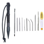 Umbrella Rope Needle Marlin Spike Bracelet DIY Weaving Tool, Specification:, 4 PCS / Set Black, 4 PCS / Set Silver, 5 PCS / Set Black, 5 PCS / Set Silver, 6 PCS / Set Black, 6 PCS / Set Silver, 7 PCS / Set Black, 7 PCS / Set Silver, 9 PCS / Set Black  ...