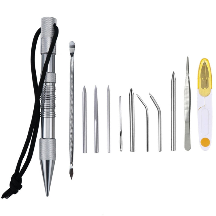 Umbrella Rope Needle Marlin Spike Bracelet DIY Weaving Tool, Specification:, 4 PCS / Set Black, 4 PCS / Set Silver, 5 PCS / Set Black, 5 PCS / Set Silver, 6 PCS / Set Black, 6 PCS / Set Silver, 7 PCS / Set Black, 7 PCS / Set Silver, 9 PCS / Set Black  ...
