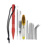 Umbrella Rope Needle Marlin Spike Bracelet DIY Weaving Tool, Specification:, 4 PCS / Set Black, 4 PCS / Set Silver, 5 PCS / Set Black, 5 PCS / Set Silver, 6 PCS / Set Black, 6 PCS / Set Silver, 7 PCS / Set Black, 7 PCS / Set Silver, 9 PCS / Set Black  ...
