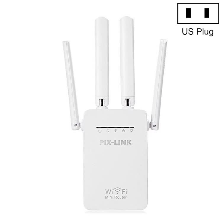 موسع نطاق واي فاي PIX-LINK LV-WR09 بسرعة 300Mbps مكرر ميني راوتر، قابس أمريكي، قابس أوروبي، قابس بريطاني، قابس أسترالي