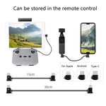 Sunnylife TY-X9304 مناسب لكابل هاتف محمول / تابلت DJI Mavic Air 2S / DJI FPV Flight Glasses V2 / Mavic Mini2 / Osmo Pocket 2، كابل 15 سم Type-C إلى 8 Pin، كابل 15 سم Type-C إلى Micro USB، كابل 15 سم Type-C إلى Type-C، كابل 30 سم Type-C إلى 8 Pin