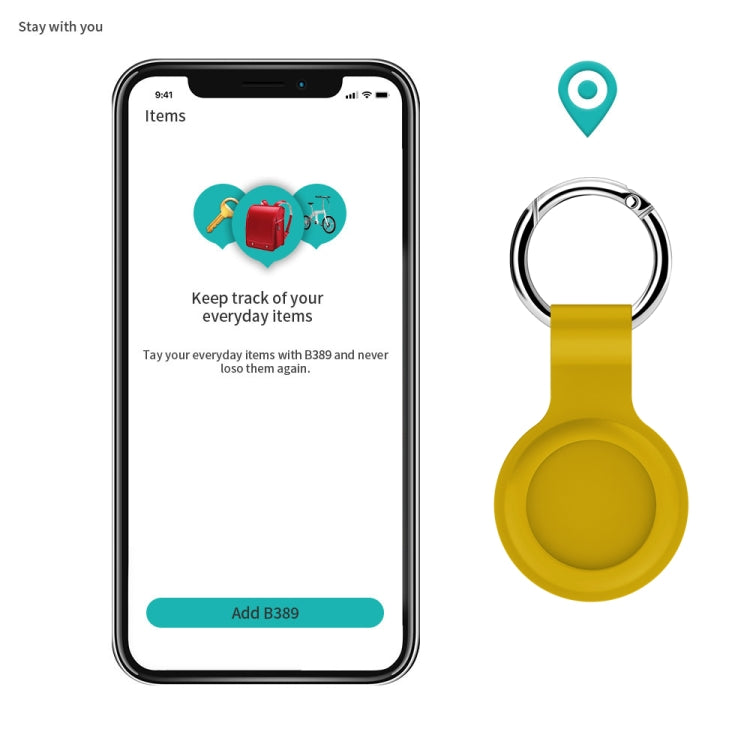 2 قطع غطاء سيليكون واقي مقاوم للصدمات والخدوش مع خطاف لجهاز AirTag الجيل الثاني / AirTag الجيل الأول