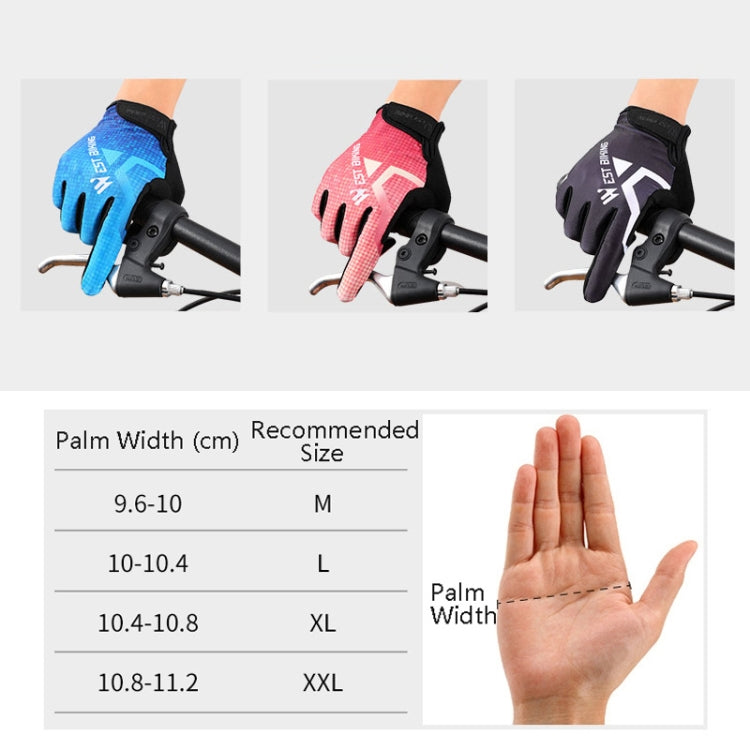 قفازات ركوب الدراجات WEST BIKING YP0211216، ممتصة للصدمات، تعمل باللمس، كاملة الأصابع، M, L, XL, XXL
