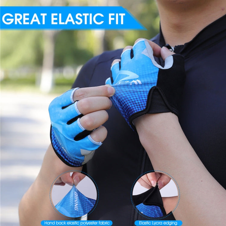 قفازات ركوب الدراجات الصيفية نصف الأصابع WEST BIKING YP0211215، قابلة للتنفس، خارجية، M, L, XL, XXL
