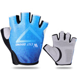 قفازات ركوب الدراجات الصيفية نصف الأصابع WEST BIKING YP0211215، قابلة للتنفس، خارجية، M, L, XL, XXL