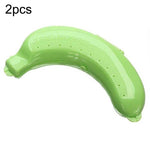 2 PCS Cute 3 Colors Fruit Banana Protector Box Lunch Container Storage Box  for Kids